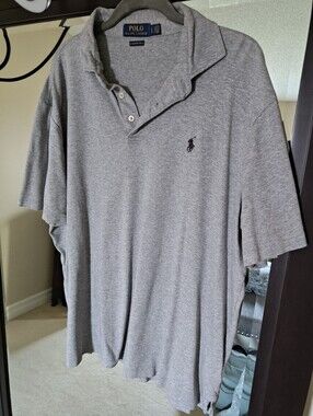 Gray Ralph Lauren Polo Golf Shirt L Classic Fit